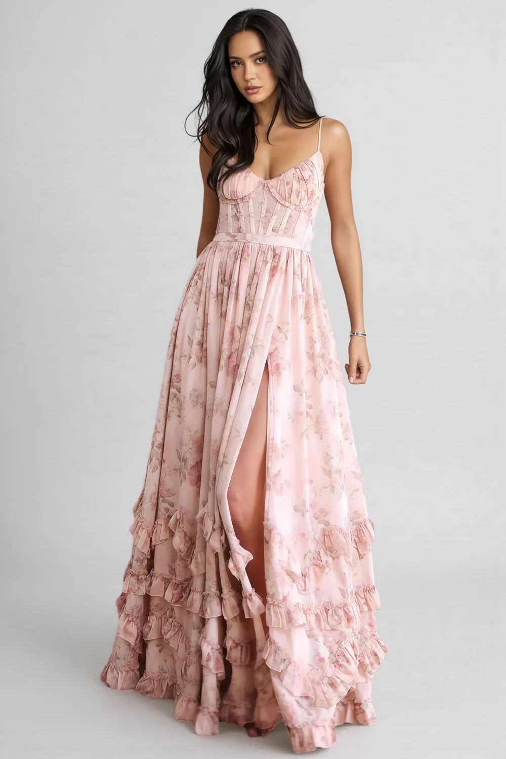 VIOLETA - Vestido largo de tirantes™