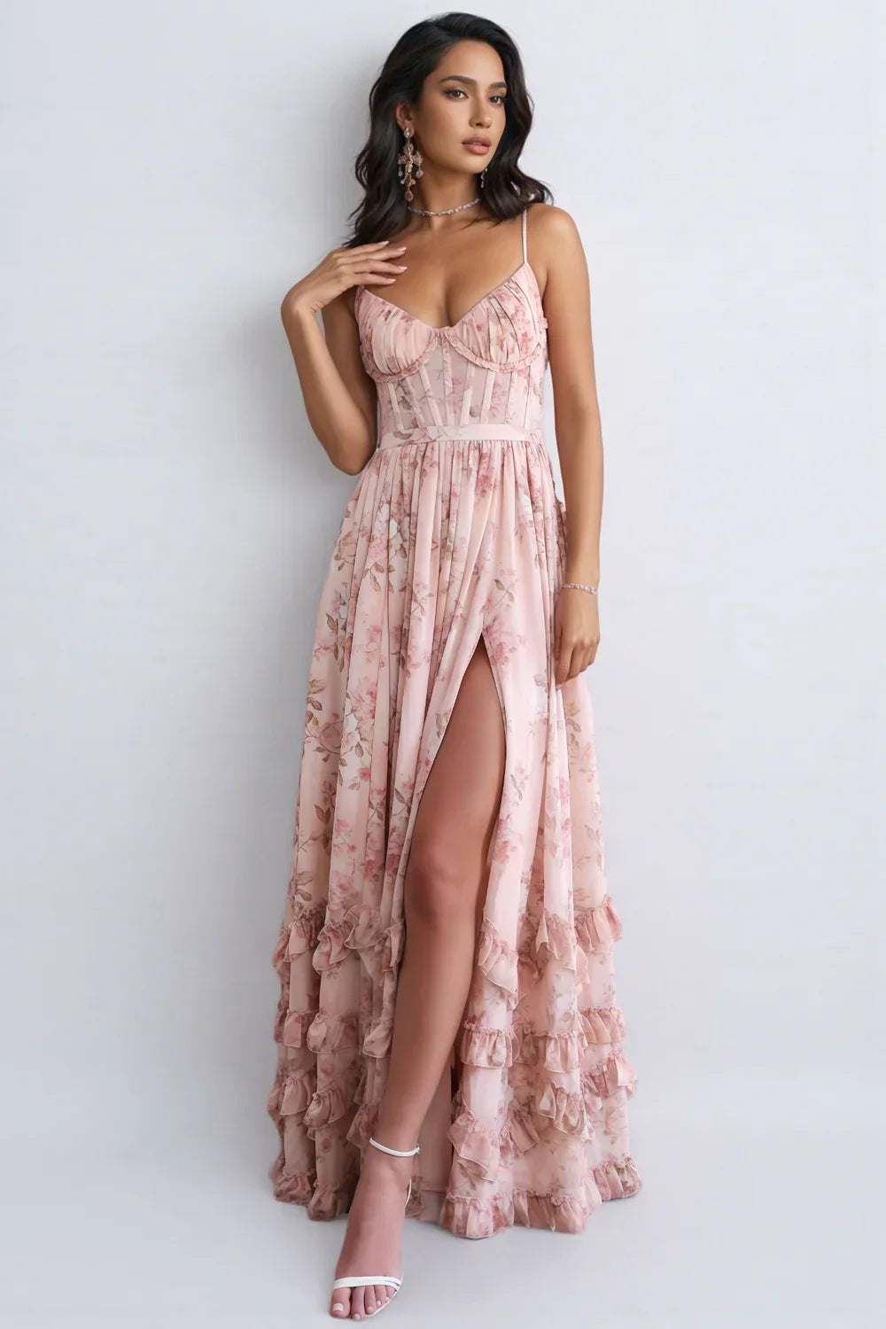 VIOLETA - Vestido largo de tirantes™