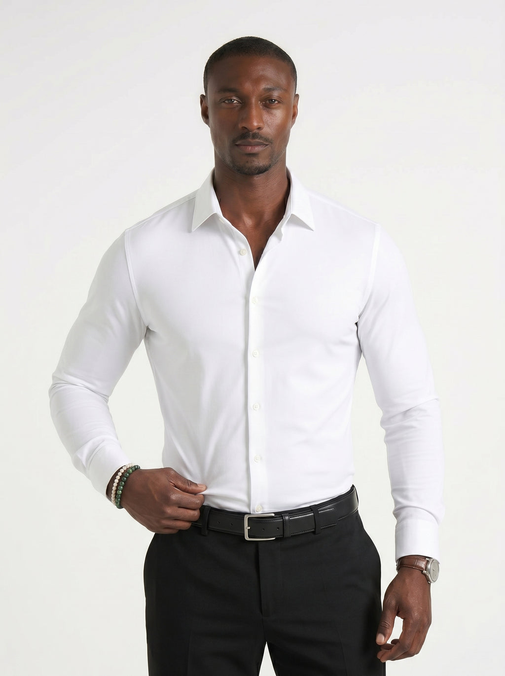 OLIVER - Camisa Elástica Antiarrugas