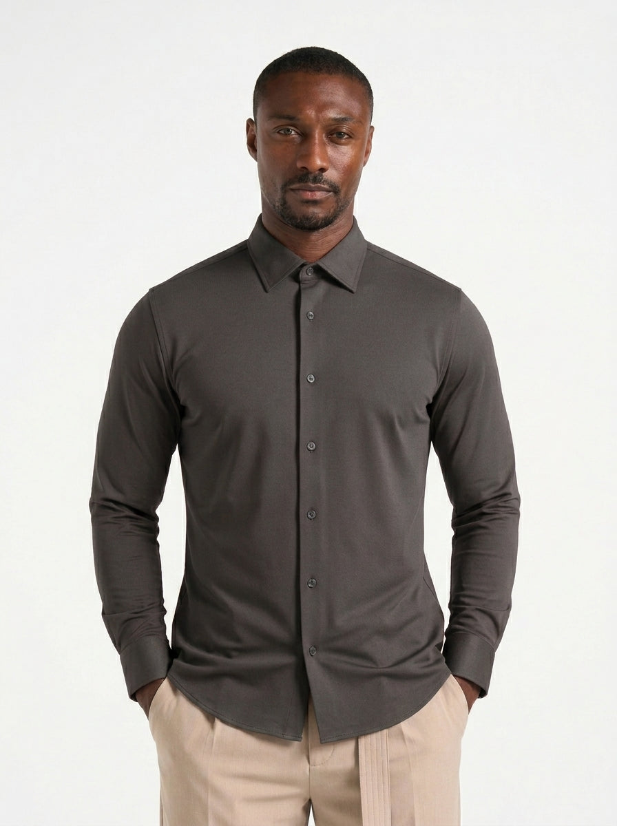 OLIVER - Camisa Elástica Antiarrugas
