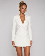 MÓNICA - Minivestido blazer cruzado de sastrería™