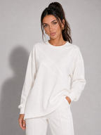 ZURI - Conjunto casual de dos piezas con sudadera holgada y pantalón jogger™