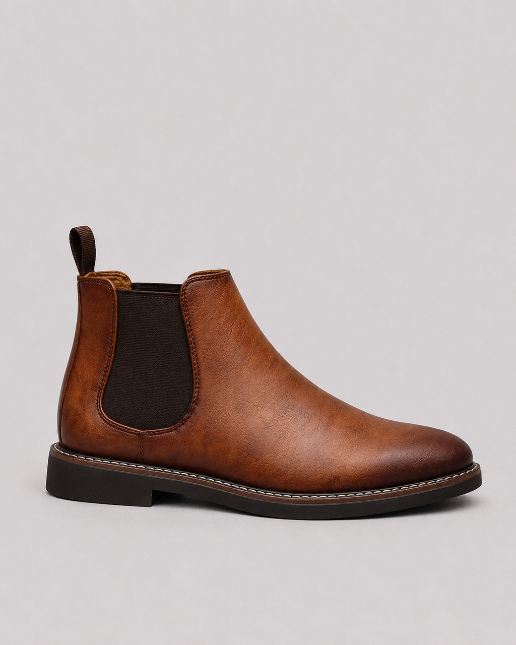 GAEL - Botines Chelsea de piel con paneles elásticos laterales y acabado atemporal™