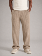 DAMIÁN - Pantalones de pana fluidos de corte ancho con cintura elástica™