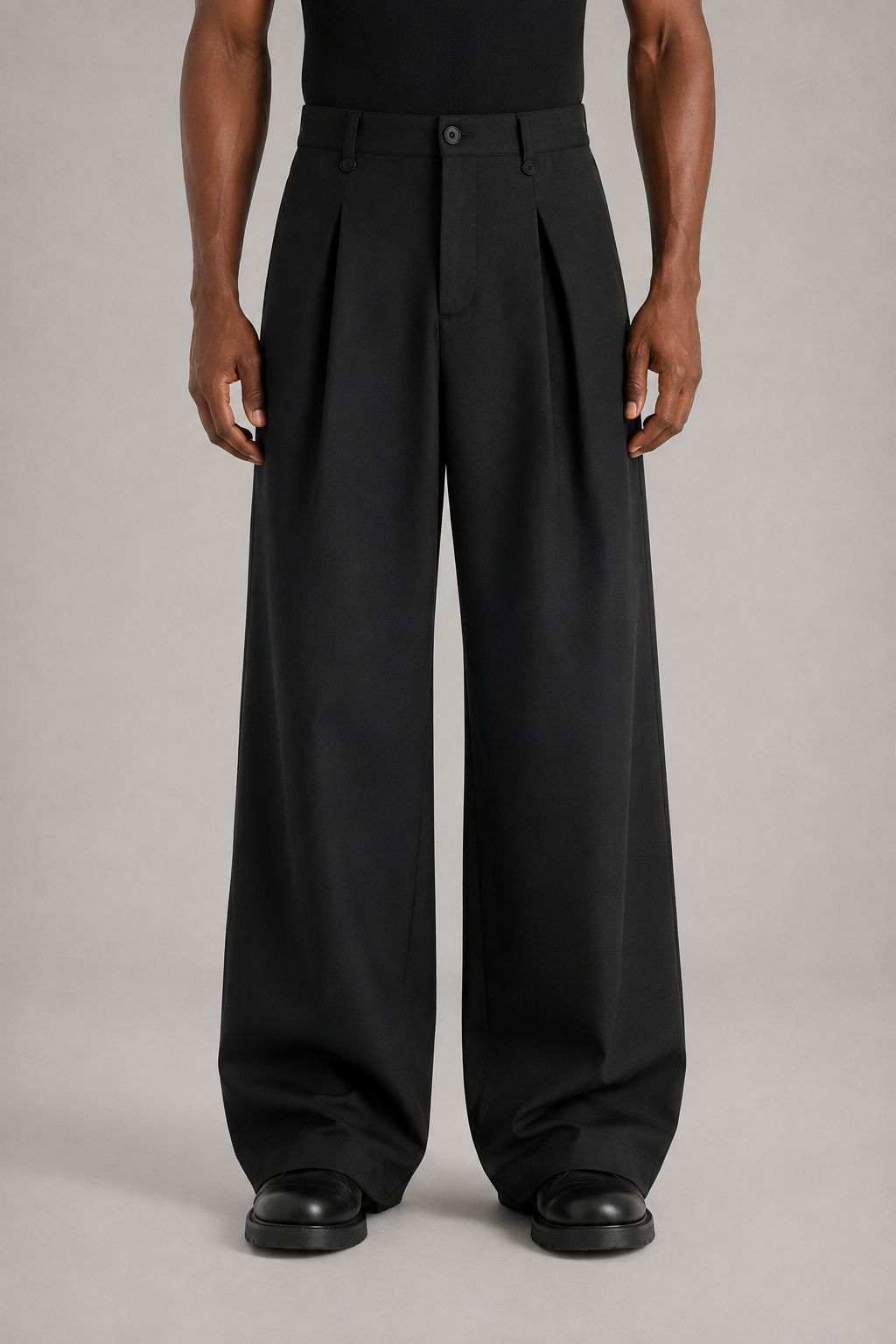MILAN - Pantalones de vestir de pernera ancha y corte sartorial con pinzas™