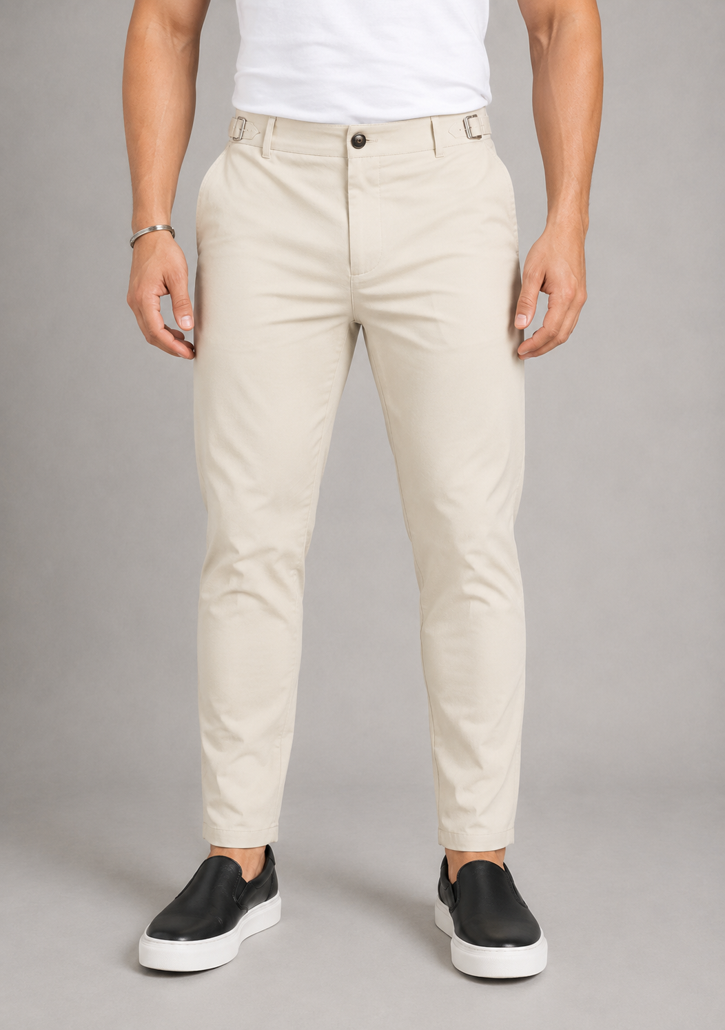 DARIO - Pantalones chinos elásticos de corte ajustado y estilo sartorial™