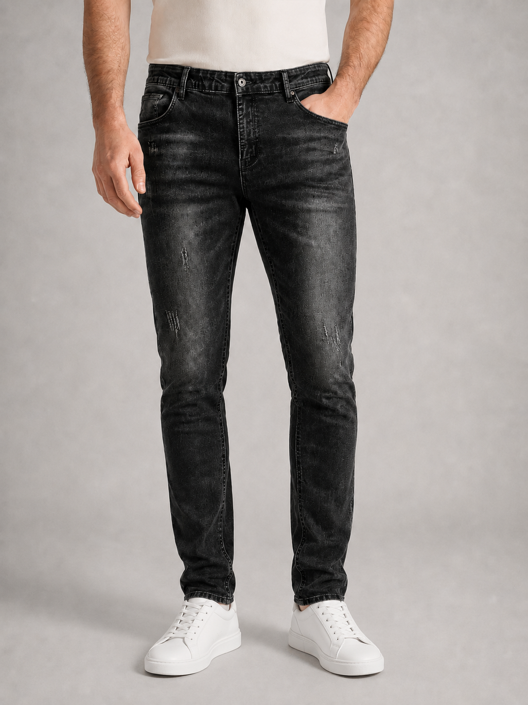 NICO - Pantalones vaqueros ajustados con efecto lavado y máxima elasticidad™