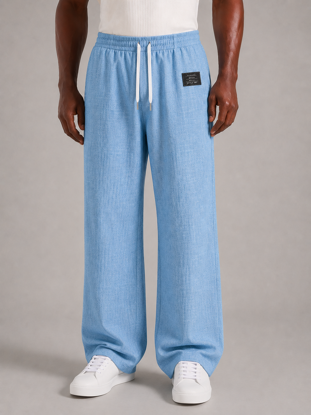 IVÁN - Pantalones de algodón y lino transpirables de corte ancho™