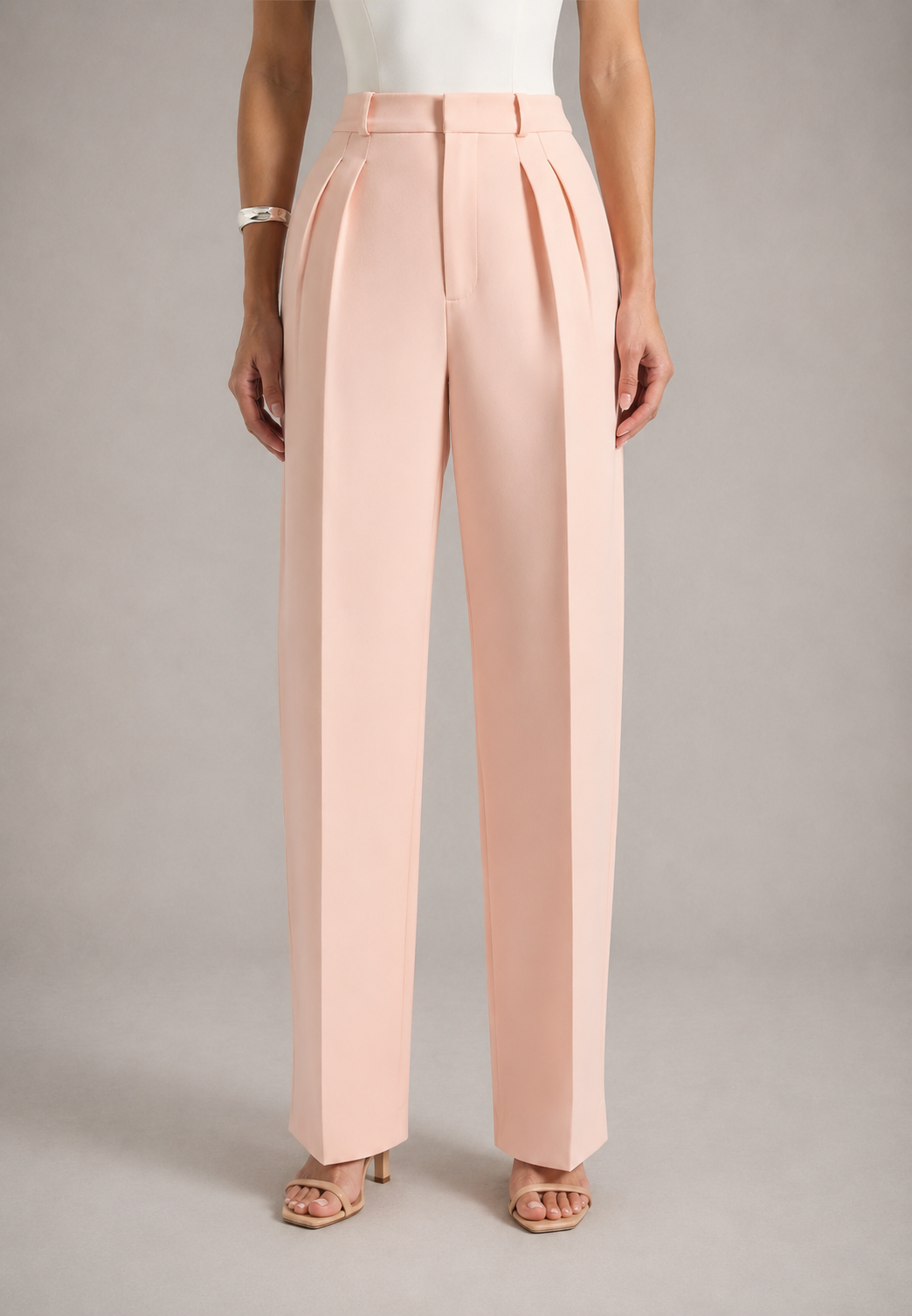 JULIA - Pantalones de vestir de corte ancho con pinzas y tiro alto™
