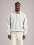 BOSCO - Polo de manga larga en punto fino con cuello abierto™