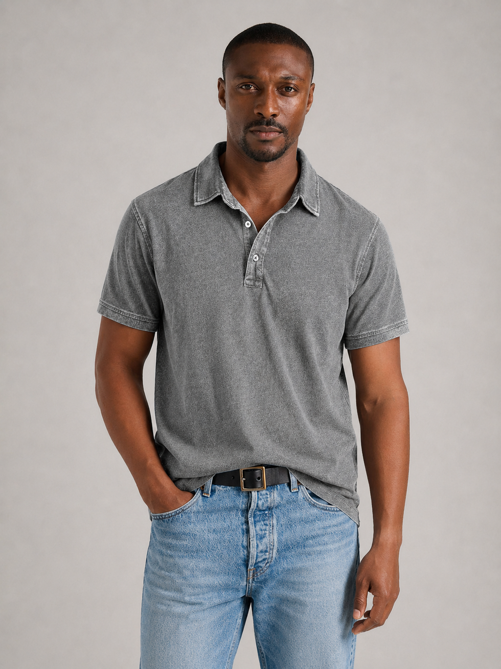 PABLO - Polo de manga corta con efecto lavado vintage™
