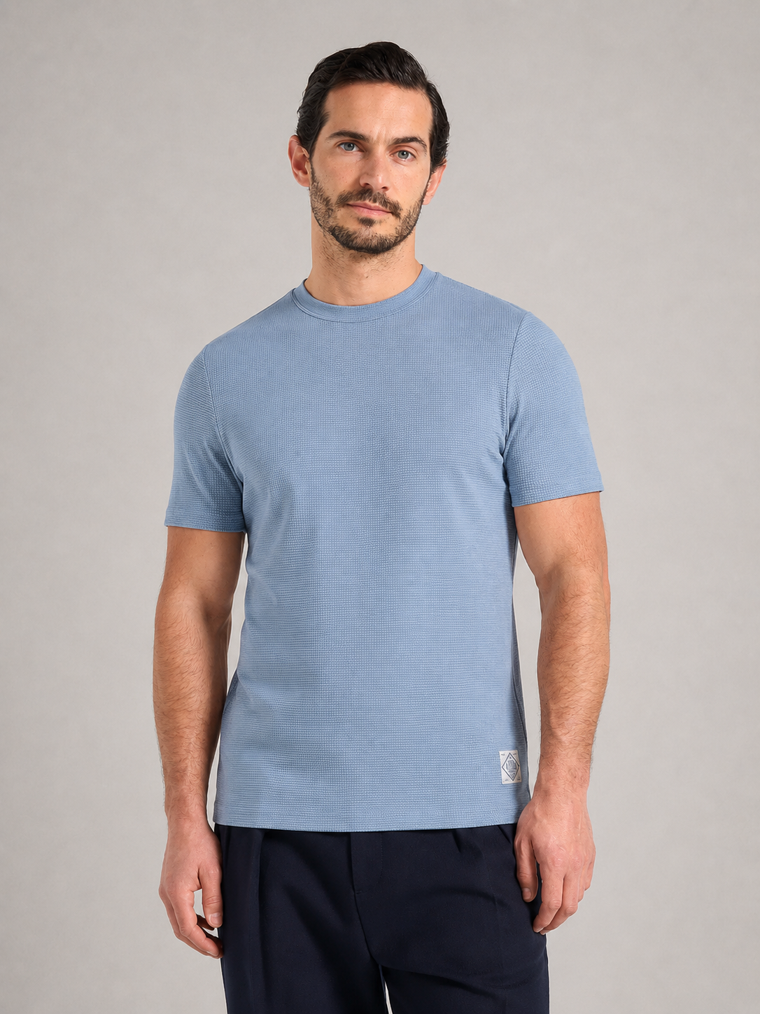 MARIO - Camiseta de manga corta en punto gofrado™