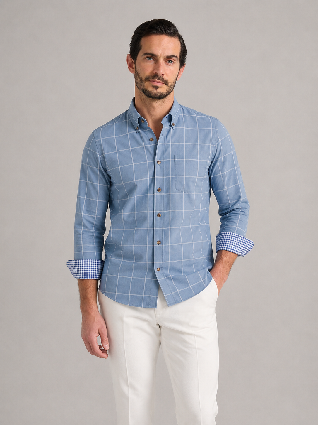 JONATHAN - Camisa cuadros suave™