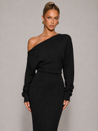 AYA - Vestido midi cruzado™