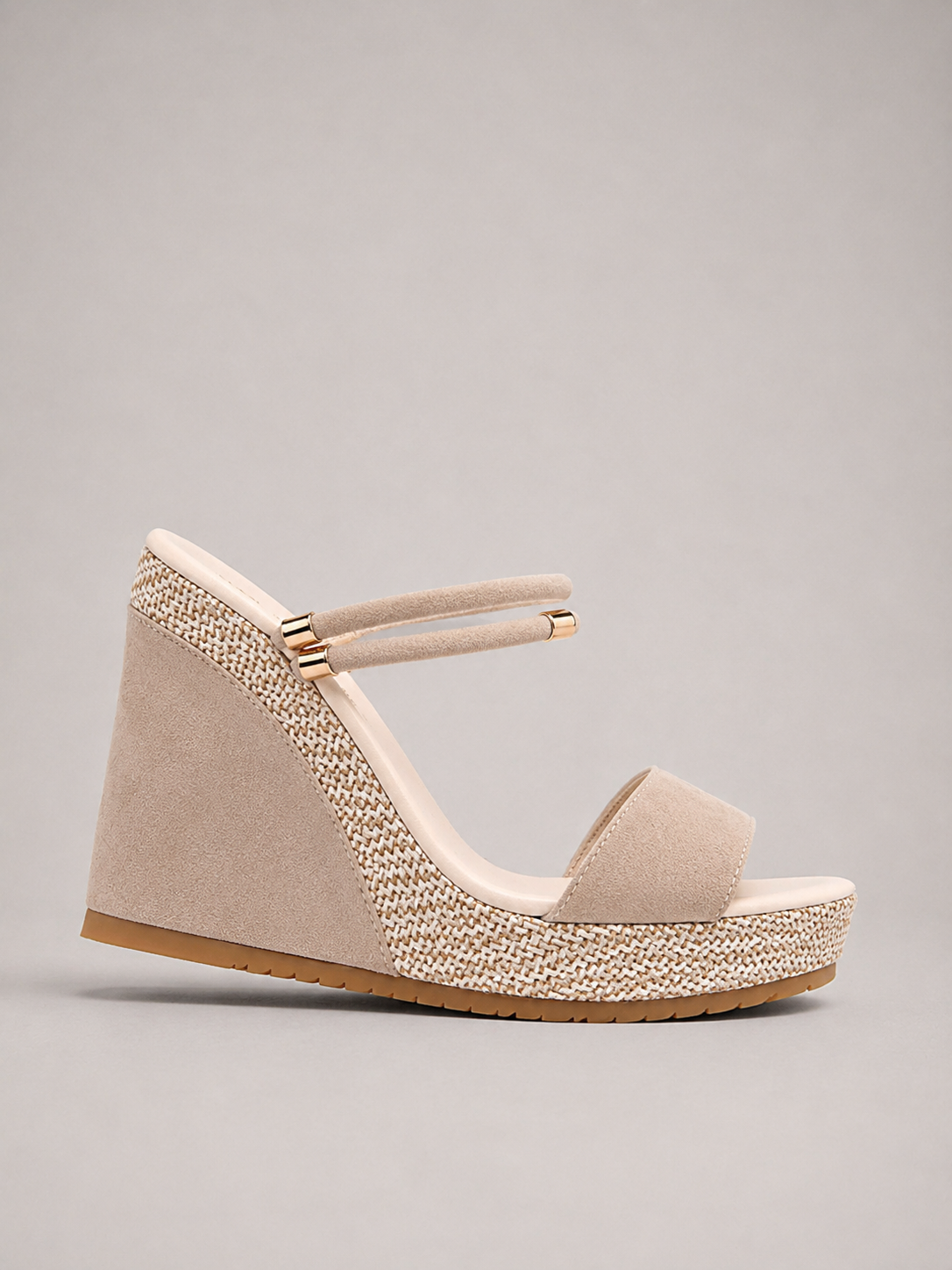 VEGA - Sandalias cuña brillantes™