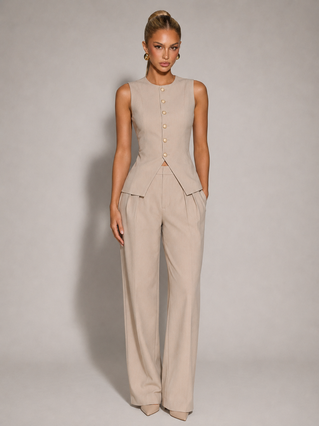 AURELIA-Chaleco elegante y minimalista