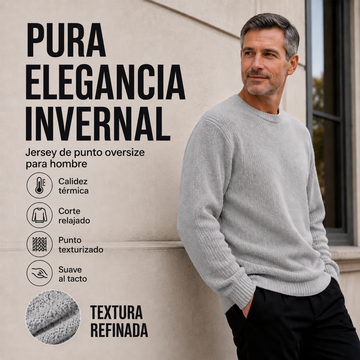 TONI - Jersey de cuello redondo y manga larga™