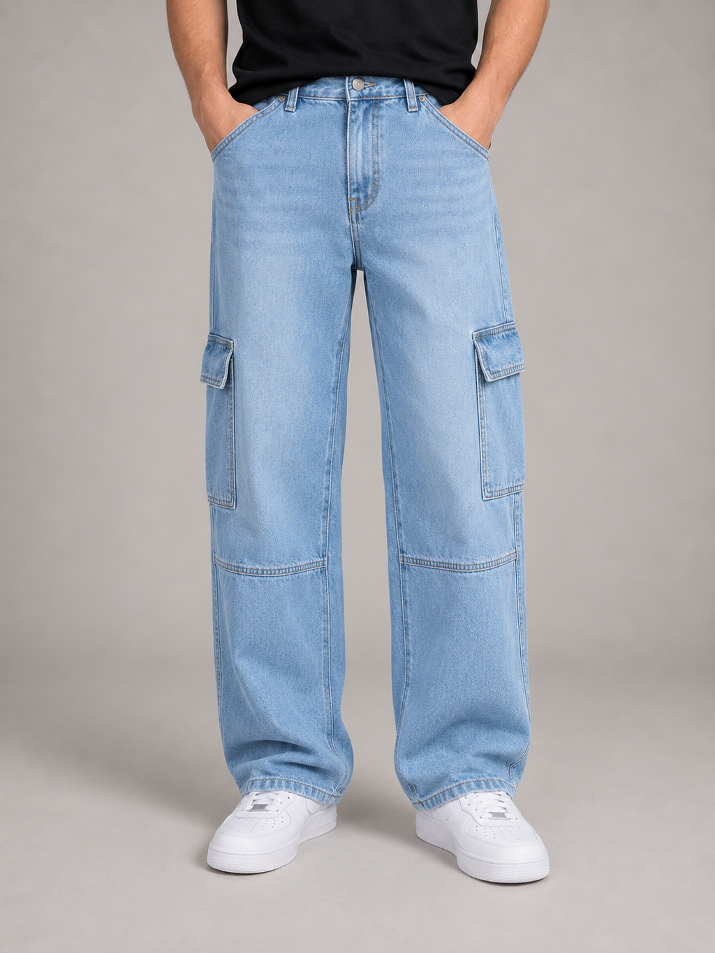 ALBERTO - Pantalón cargo denim™