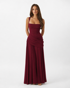 VALENTINA - Vestido largo drapeado™