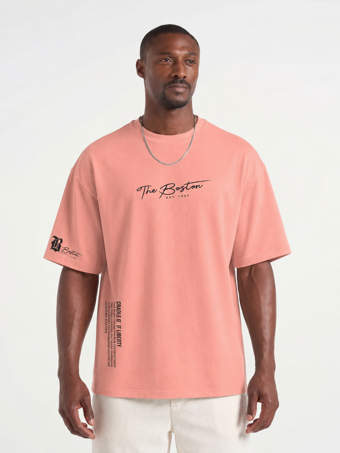 PATRICK-Camiseta Oversize Con Estampado Clásico
