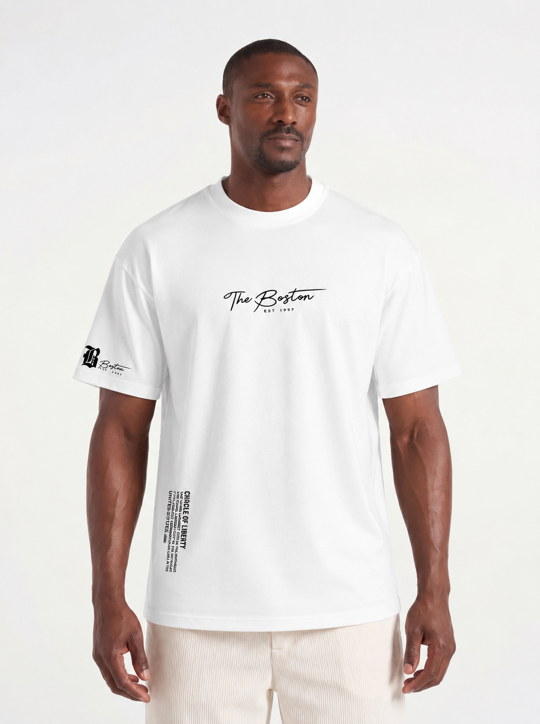 PATRICK-Camiseta Oversize Con Estampado Clásico