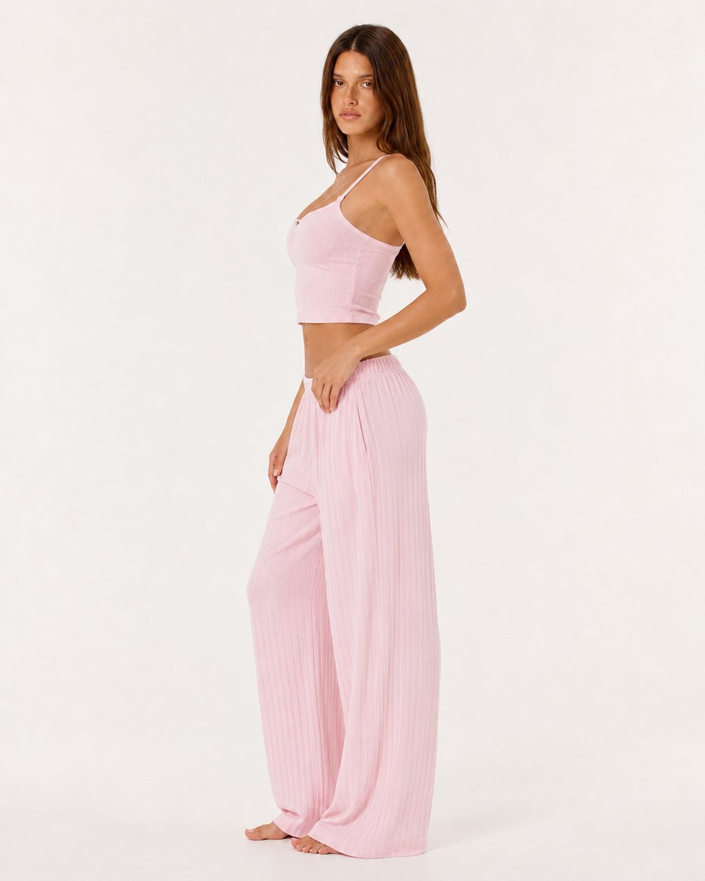 CANDELA - Conjunto de pijama de top de tirantes y pantalón fluido™