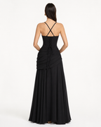 VALENTINA - Vestido largo drapeado™