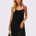 HELENA-Vestido largo fluido de verano
