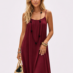HELENA-Vestido largo fluido de verano