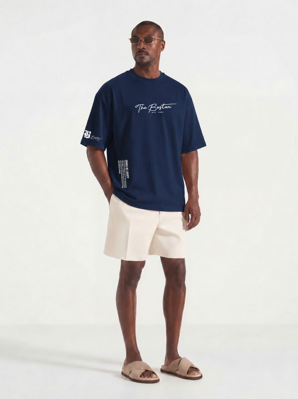 PATRICK-Camiseta Oversize Con Estampado Clásico