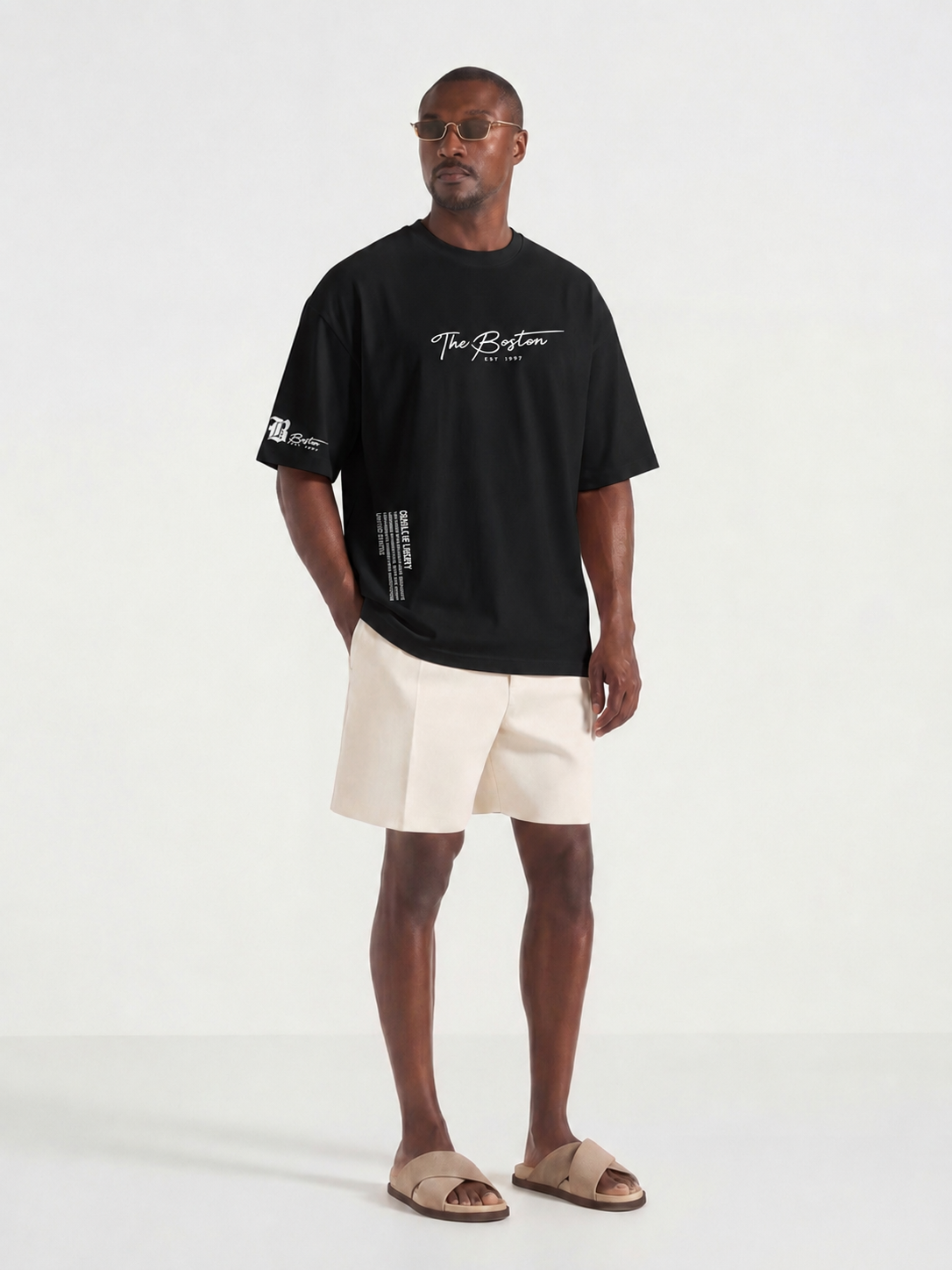 PATRICK-Camiseta Oversize Con Estampado Clásico