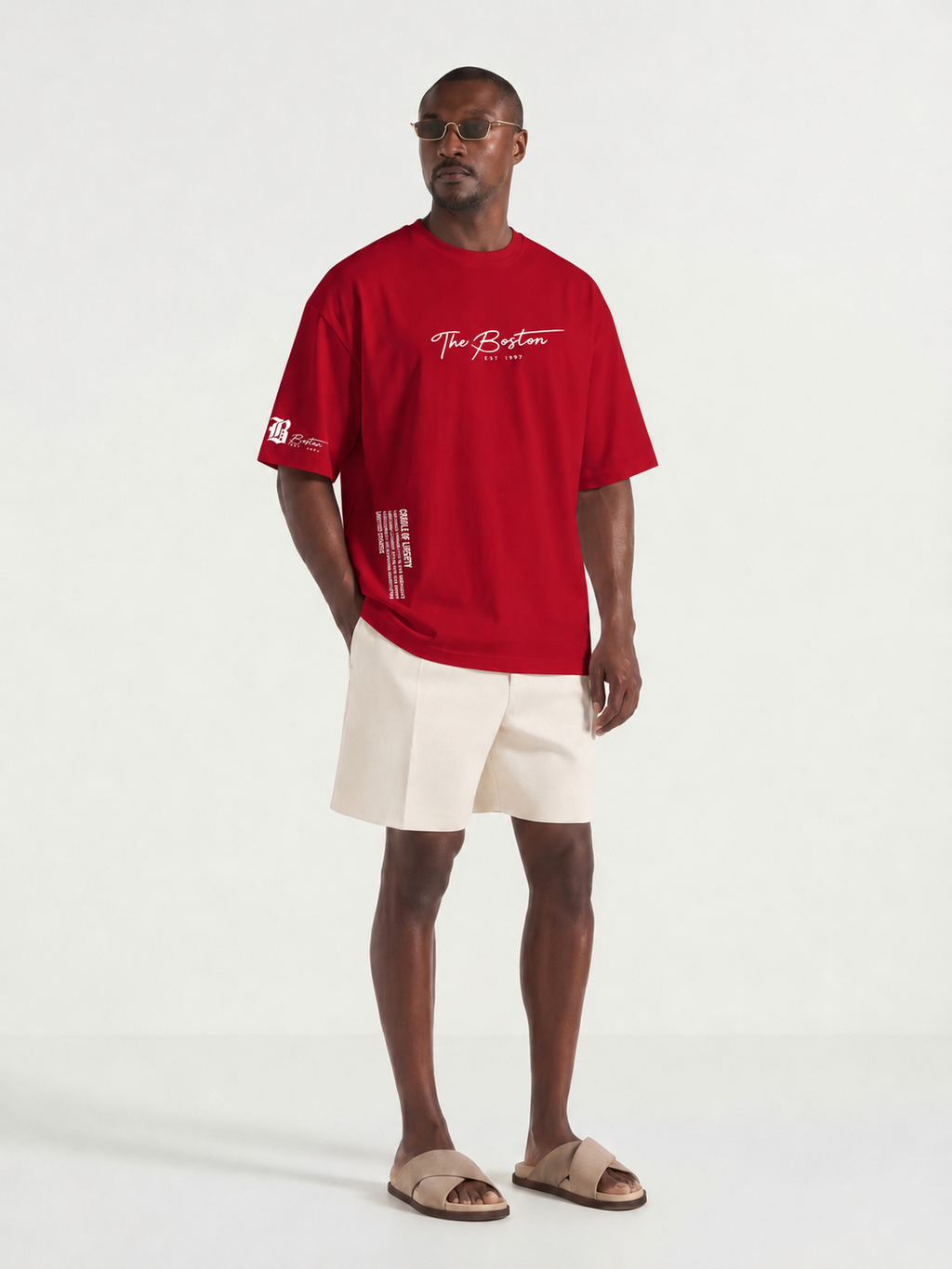 PATRICK-Camiseta Oversize Con Estampado Clásico