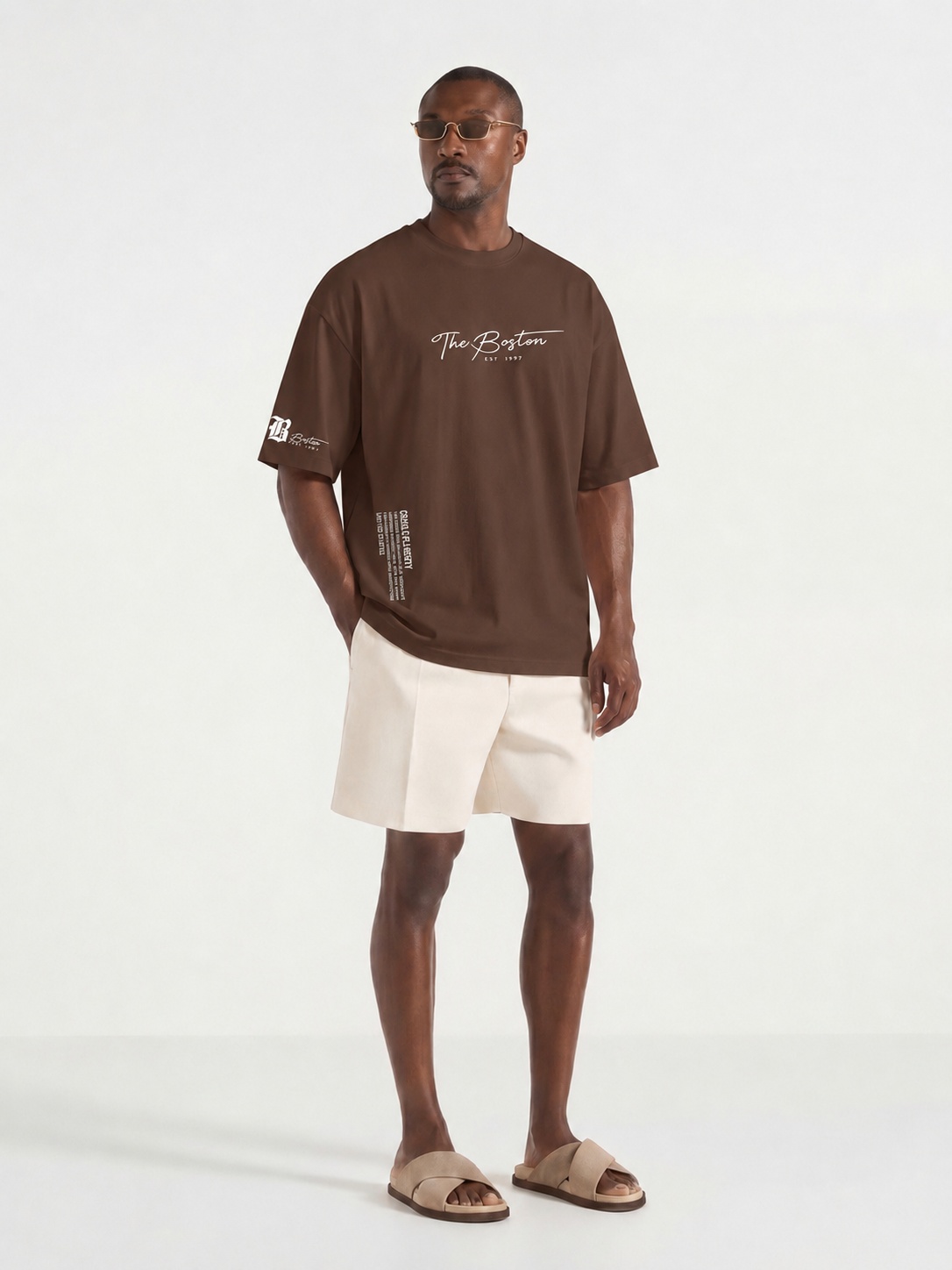 PATRICK-Camiseta Oversize Con Estampado Clásico