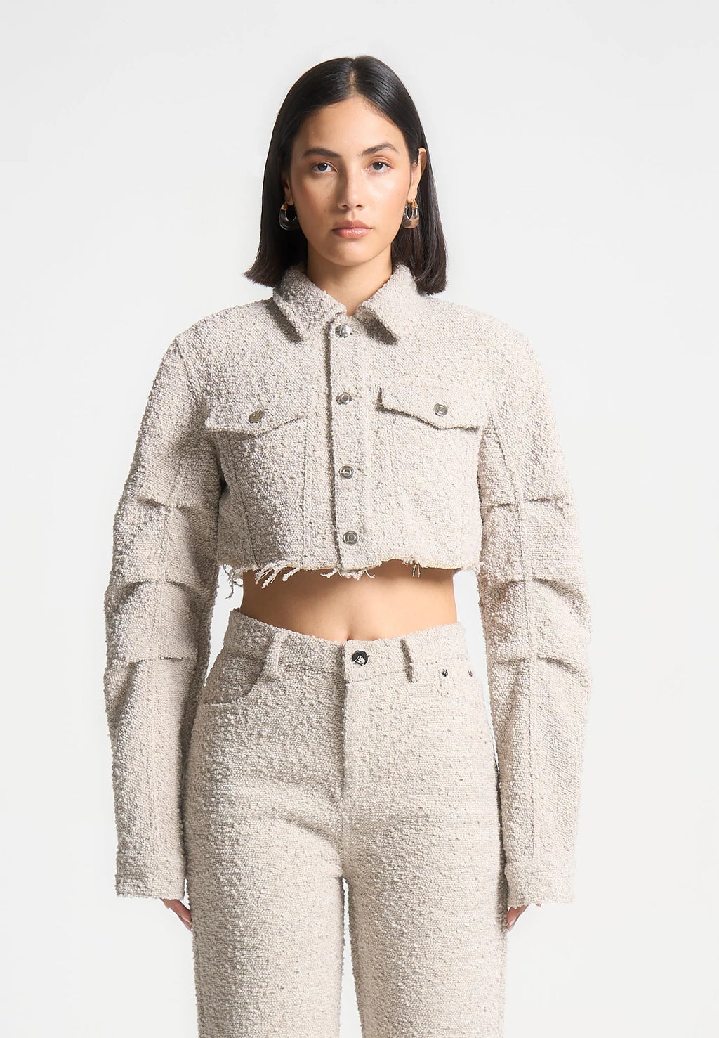 ROSA-Conjunto texturizado con elegancia contemporánea