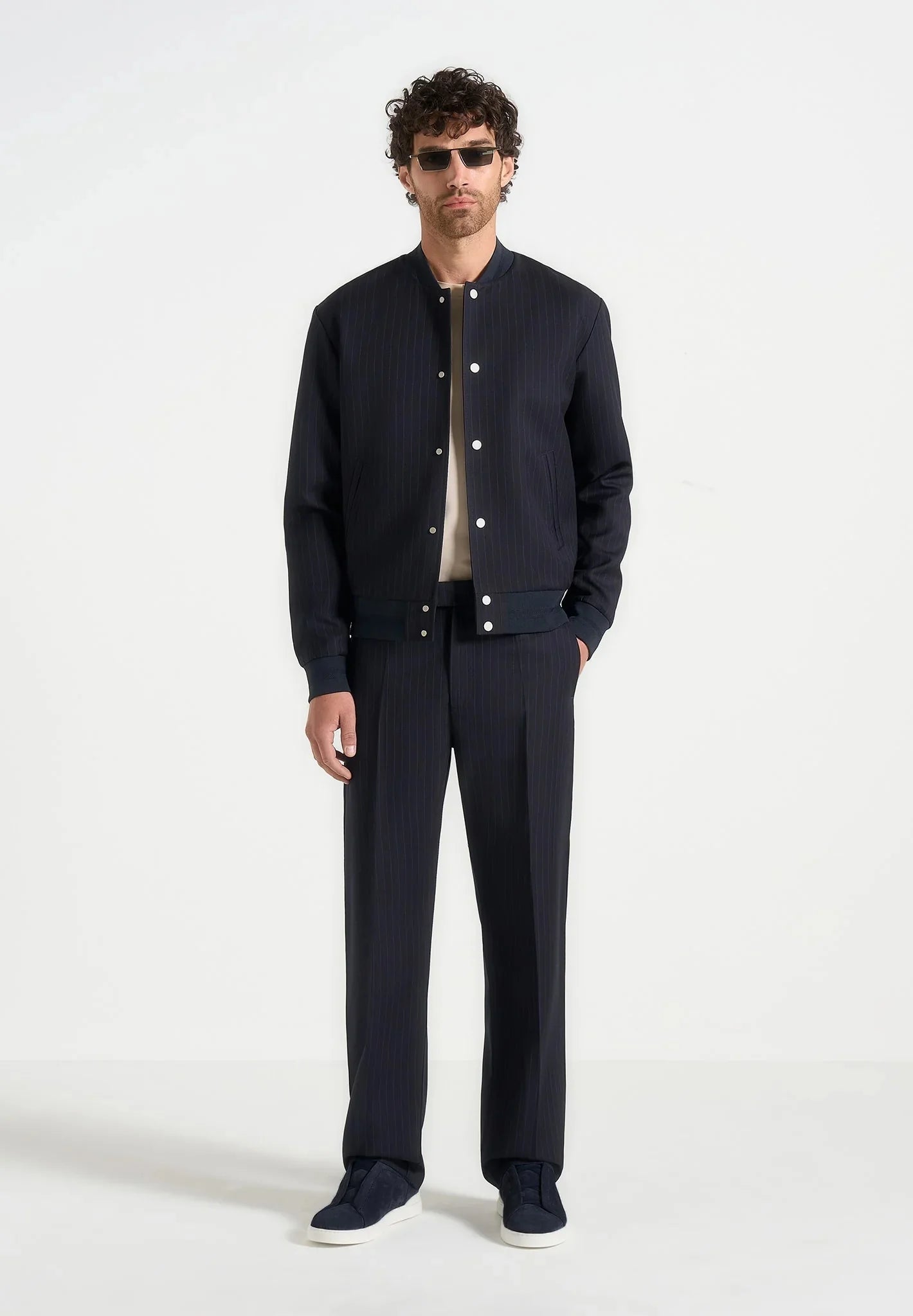 CHRISTIAN-Pantalón con Pinzas y Ajustadores Laterales™