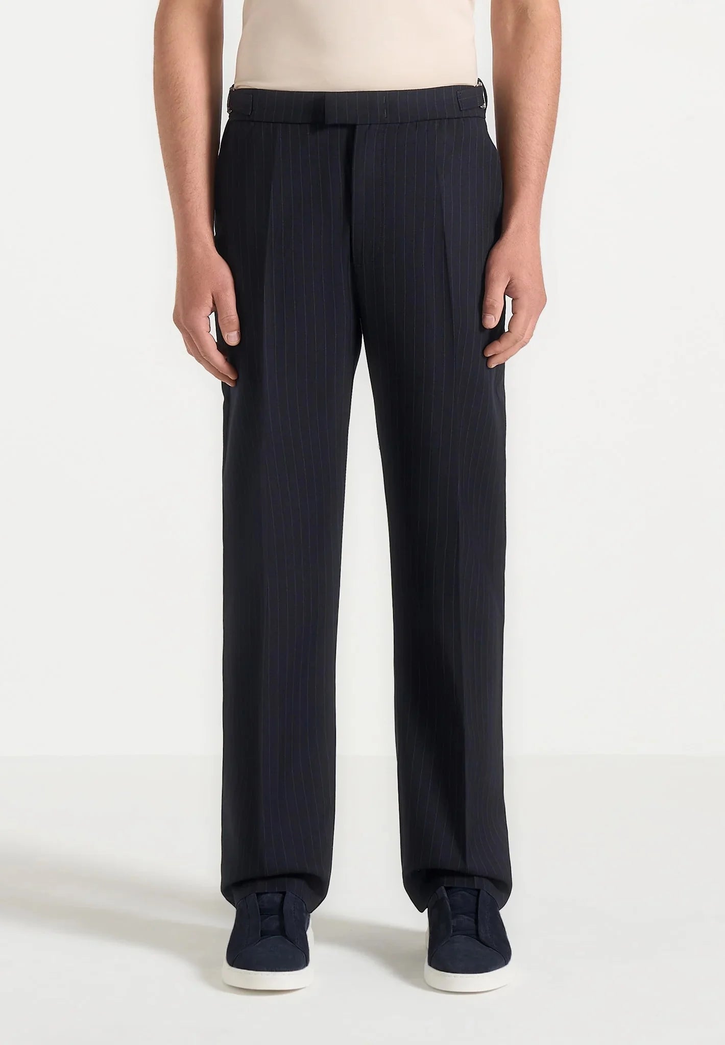 CHRISTIAN-Pantalón con Pinzas y Ajustadores Laterales™