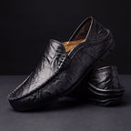 PELAYO - Mocasines de piel suave con textura artesanal y diseño ultra flexible™