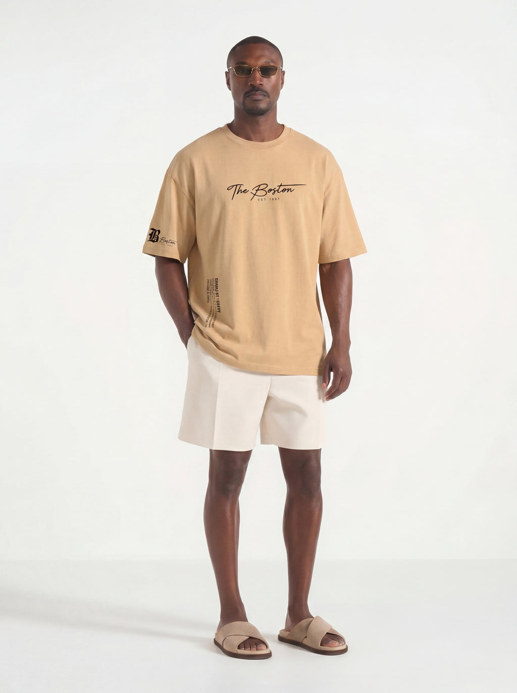 PATRICK-Camiseta Oversize Con Estampado Clásico