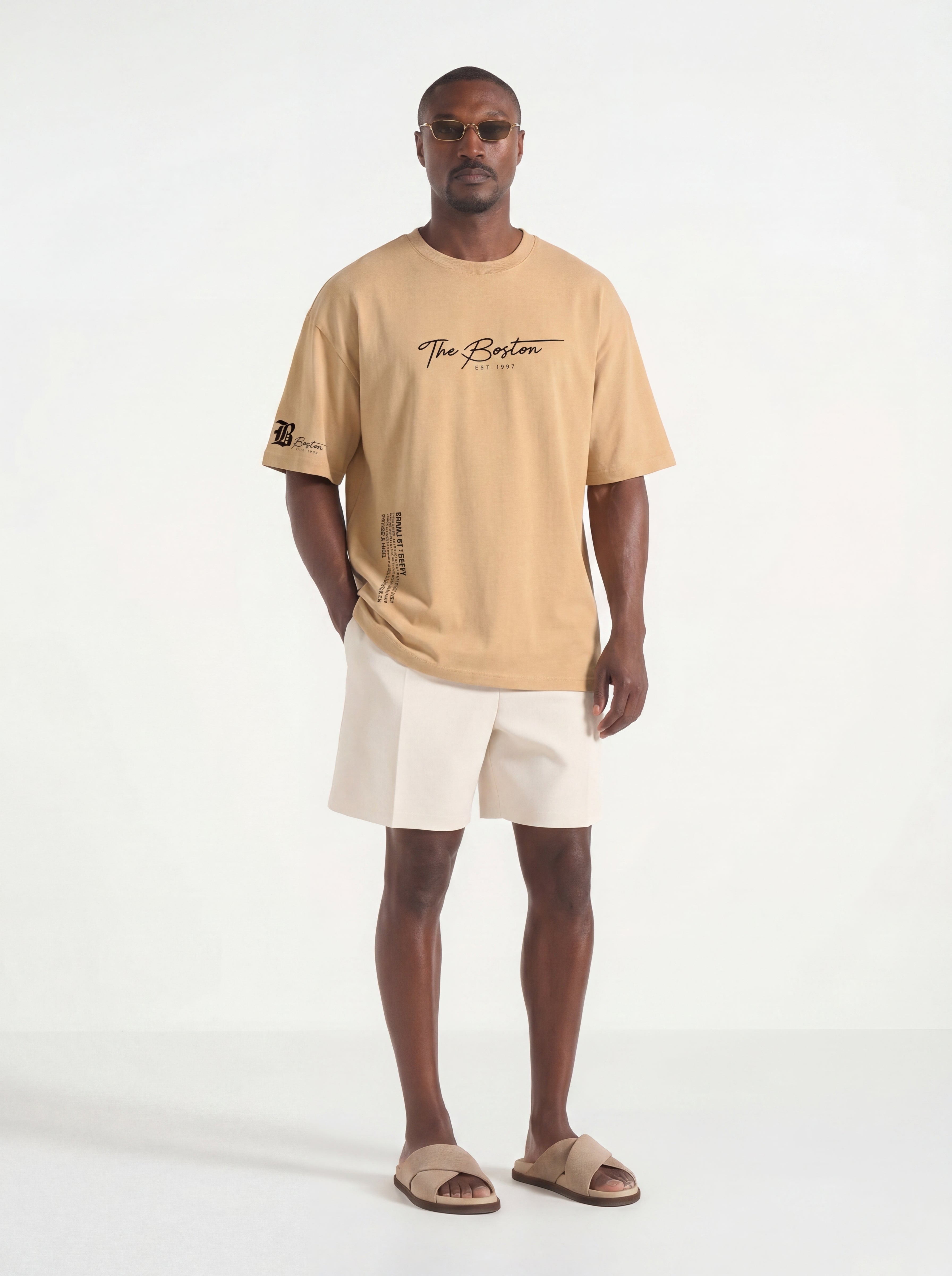 PATRICK-Camiseta Oversize Con Estampado Clásico