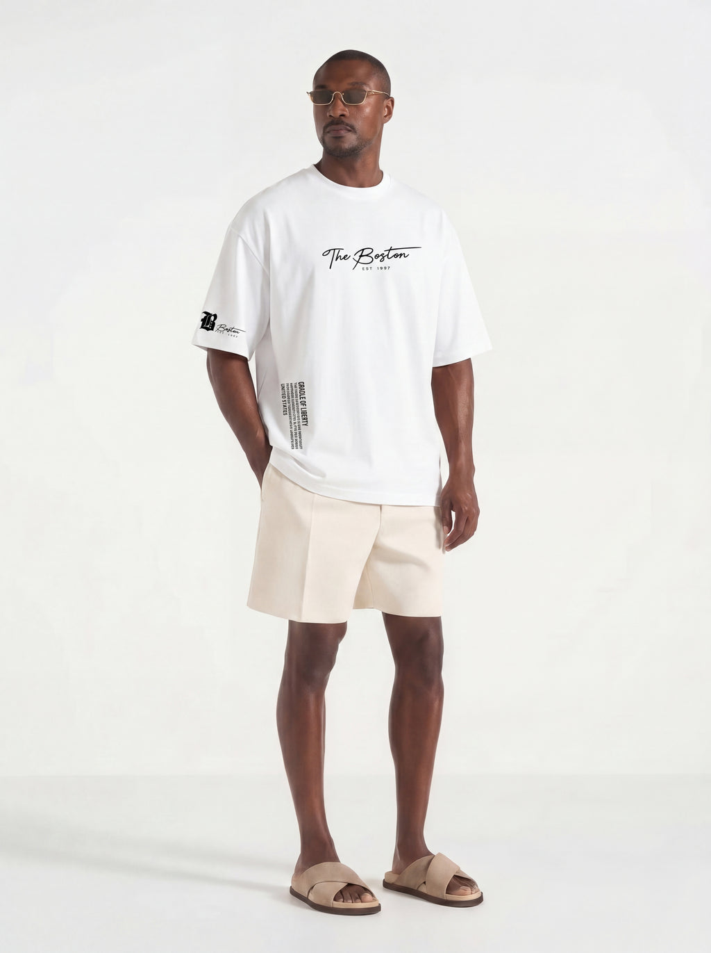 PATRICK-Camiseta Oversize Con Estampado Clásico
