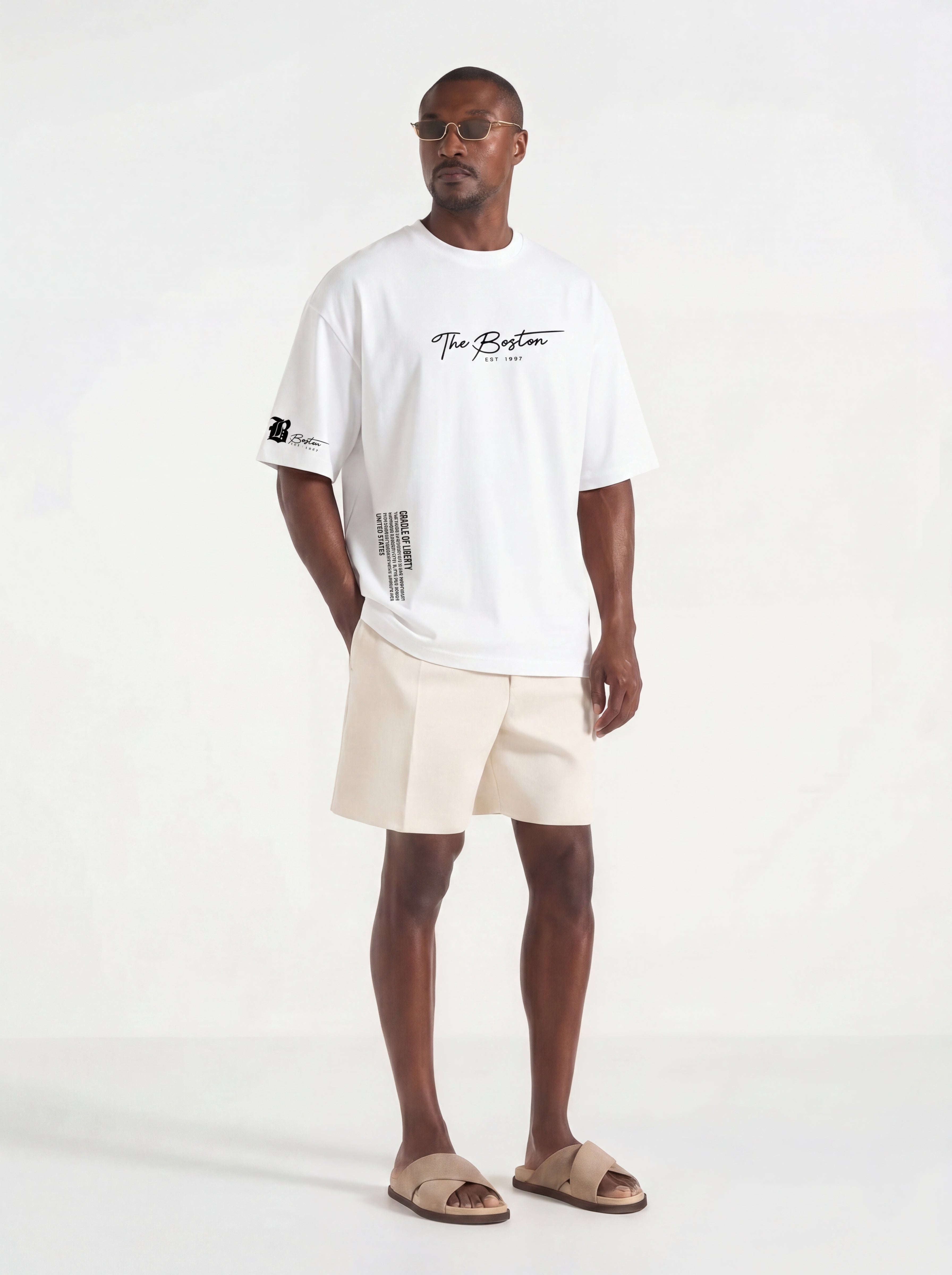 PATRICK-Camiseta Oversize Con Estampado Clásico