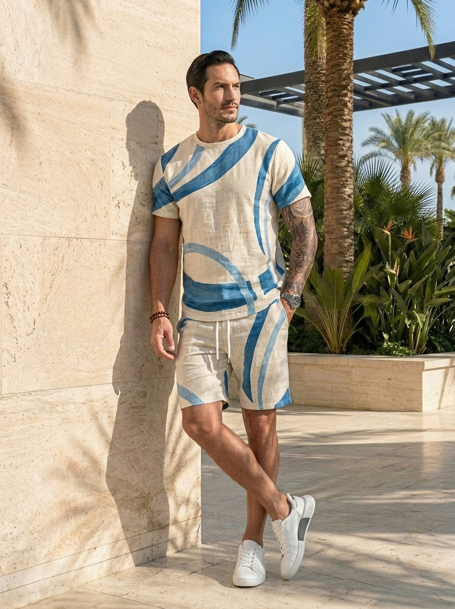 FRAN-Conjunto de Estampado Veraniego™