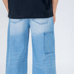 Kami - Pantalon denim baggy japonais