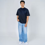 Kami - Pantalon denim baggy japonais
