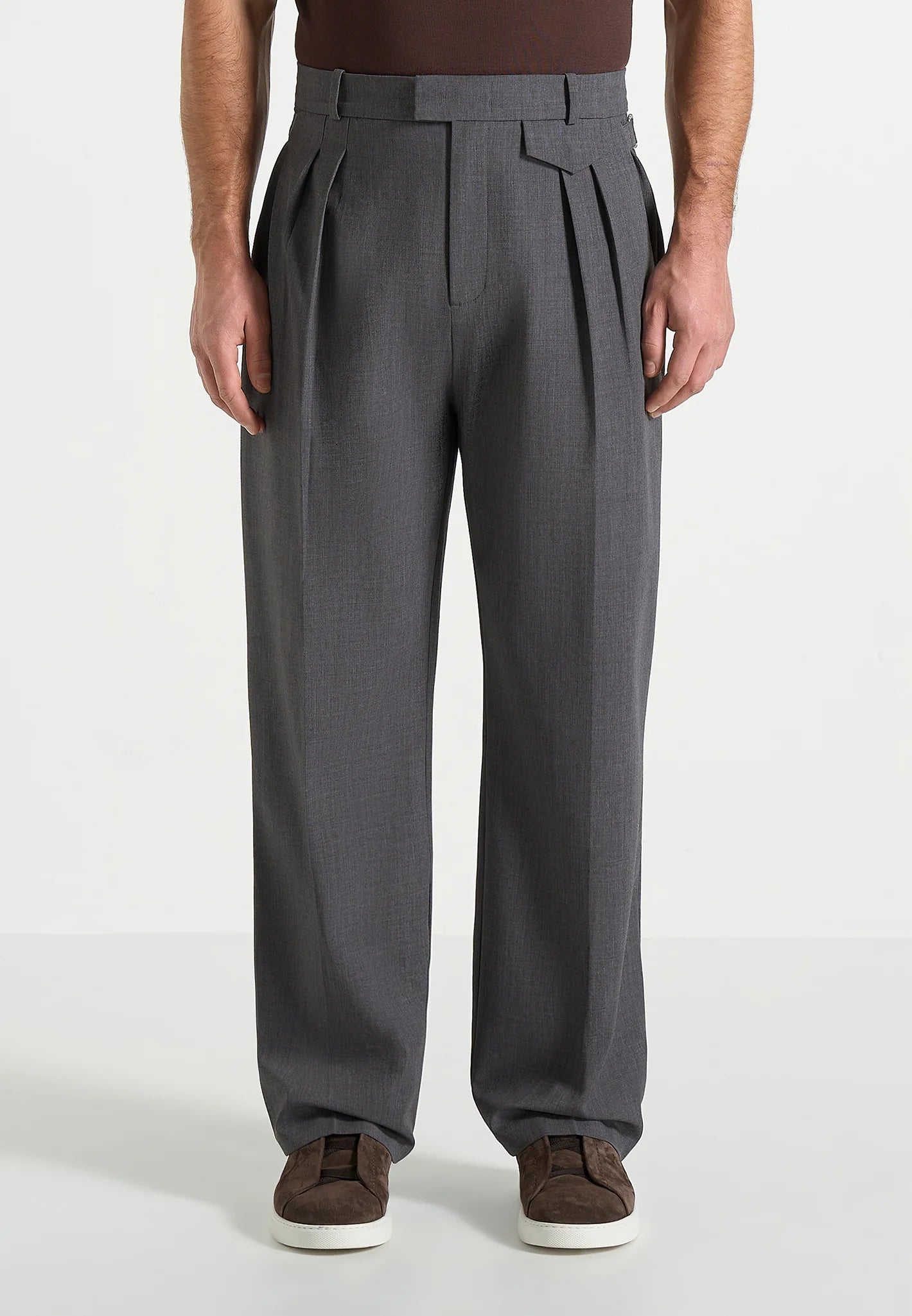 XAVI-Pantalón Premium de Corte Amplio con Pinzas™