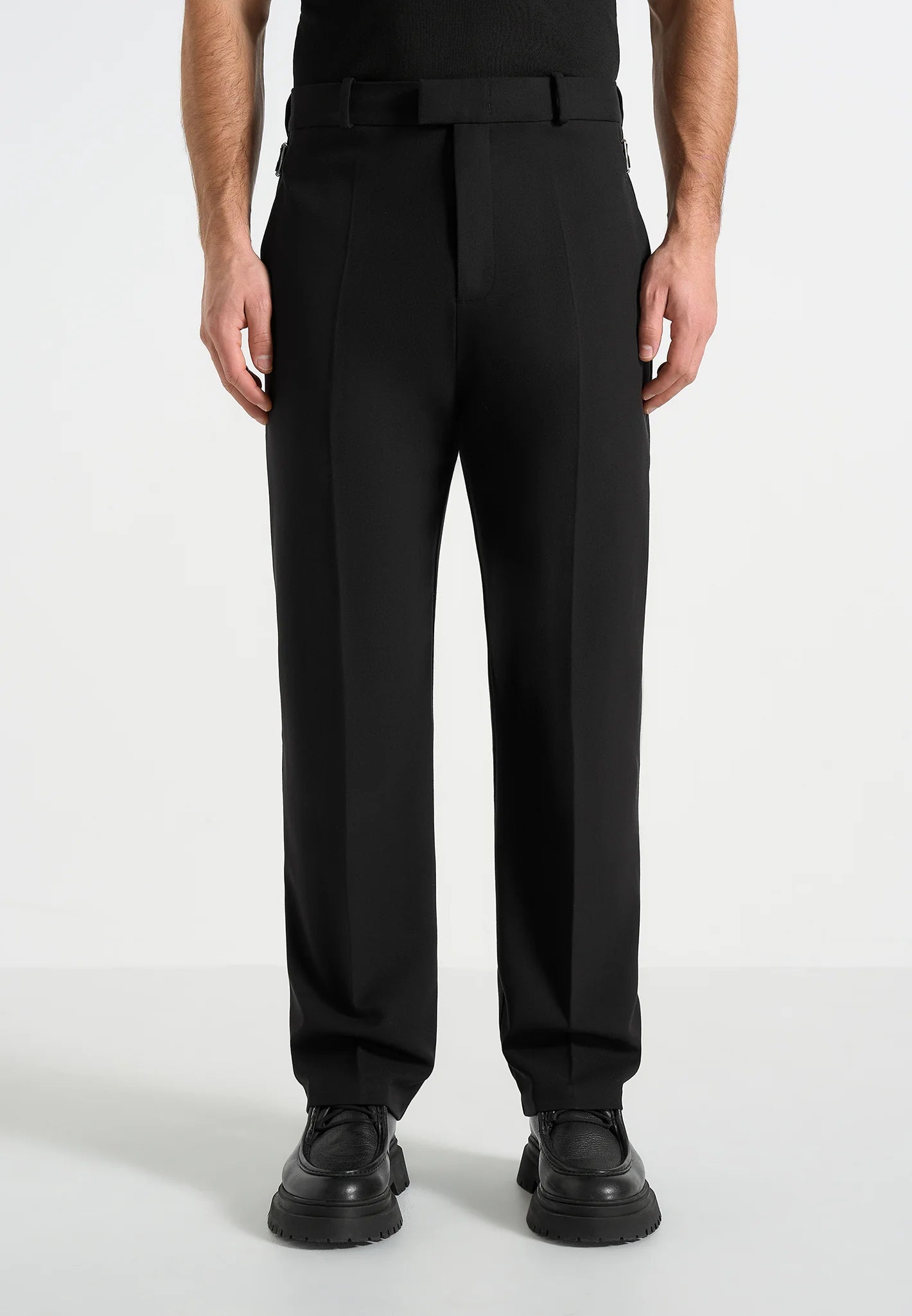 CHRISTIAN-Pantalón con Pinzas y Ajustadores Laterales™