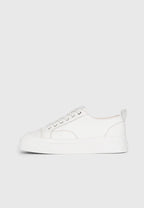GUZMÁN-Zapatillas de cuero con punto de contraste ™