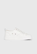 GUZMÁN-Zapatillas de cuero con punto de contraste ™