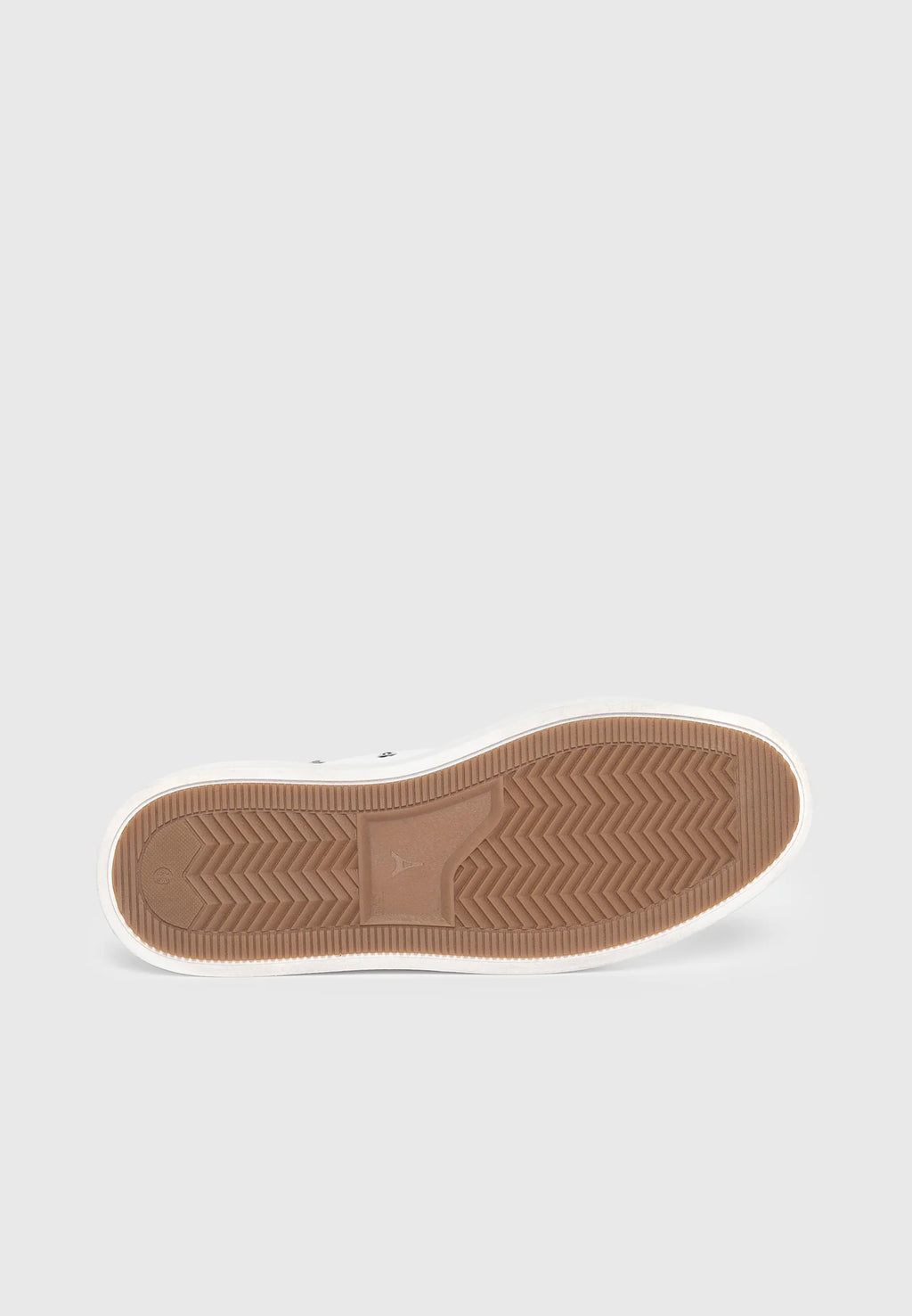 GUZMÁN-Zapatillas de cuero con punto de contraste ™