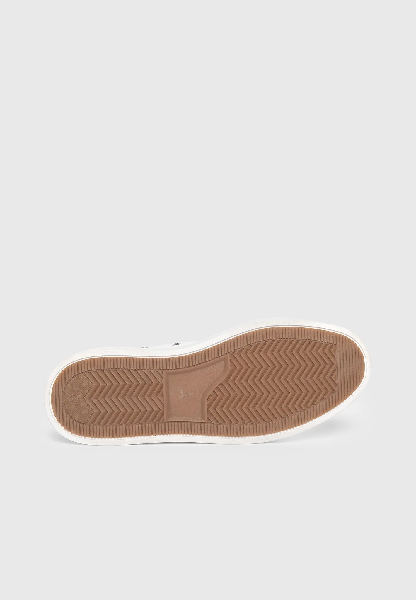 GUZMÁN-Zapatillas de cuero con punto de contraste ™